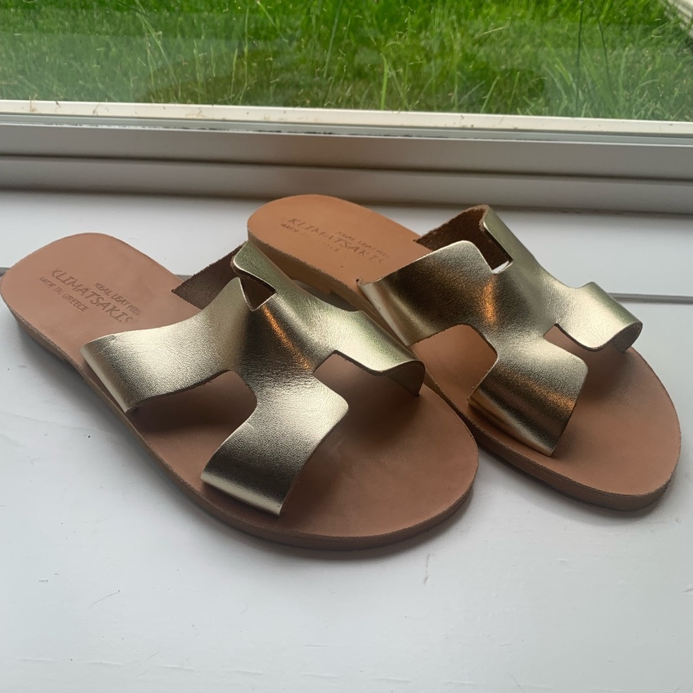Klimatsakis Leather Sandals